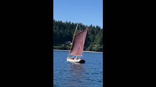 Lobster boat under sail [upl. by Blythe]