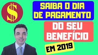 TABELA DE PAGAMENTO DE BENEFÍCIOS INSS 2019 [upl. by Kilian]