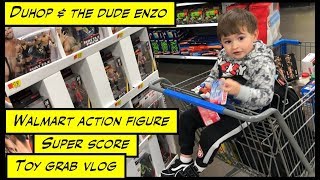 duhop Walmart action figure super score toy grab vlog [upl. by Bilak]