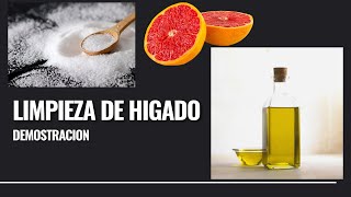 LIMPIEZA DE HIGADODEMOSTRACION DE LOS INGREDIENTES [upl. by Annoirb]