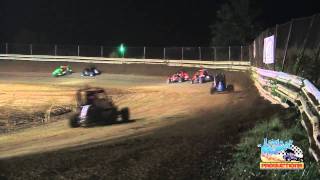 NonWing Micro Sprints  Southern Illinois Raceway  Complete AMain  September 3rd 2011 [upl. by Cinimod]