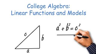 College Algebra Linear Functions and Models [upl. by Aniri]