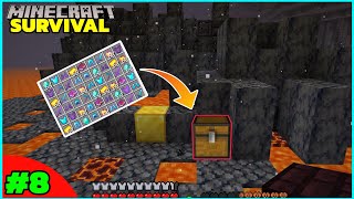 I FOUND AMAZING LOOT IN MINECRAFT SURVIVAL SERIES 8 [upl. by Nnylannej357]