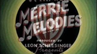 Merrie Melodies intro 1936  1942 plus red  blue rings [upl. by Zippora420]