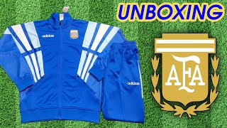 🇦🇷⚽ UNBOXING SUDADERA FÚTBOL  ARGENTINA RETRO 1994  CONJUNTO SUDADERA  KKGOOLGCOM ⚽🇦🇷 [upl. by Bain]