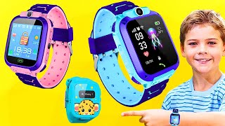 Relojes inteligentes con gps para niños amazon los mejores 2024🔥✅ [upl. by Darbie]