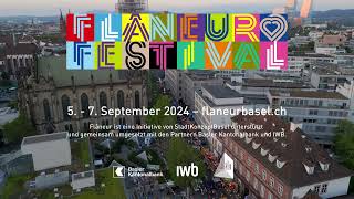 Flâneur – Das Stadtraum Festival Basel 2024  Teaser [upl. by Nyer968]