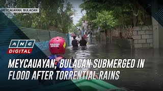 Meycauayan Bulacan submerged in flood after torrential rains  ANC [upl. by Chasse]