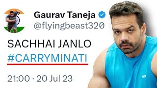 Flying Beast Reply to Carryminati is Cringe DeshkaDhoni 😡 [upl. by Mariande]