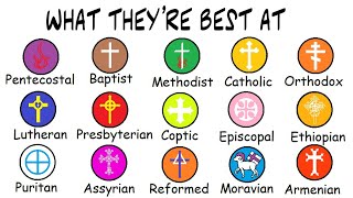 The best thing about each Christian denomination [upl. by Nemracledairam663]