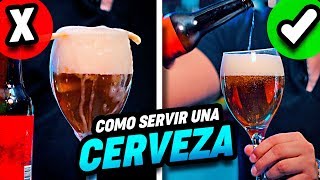 Como servir correctamente una cerveza [upl. by Eelah]