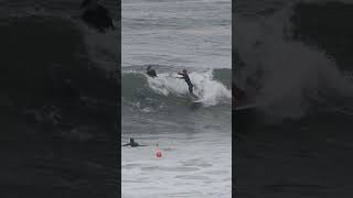 Nicolas Paulet shredding the waves in Capbreton surfing capbreton surfinlandes surfinfrance [upl. by Merrow]