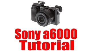 Sony a6000 Overview Tutorial [upl. by Eilhsa]