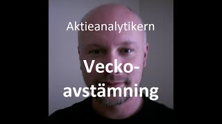 Avstämning Aktieportföljen vecka 37 2024 [upl. by Nosdivad927]