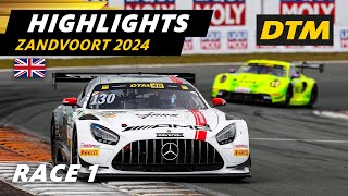 Race 1 XXL Highlight  DTM 2024 Highlights  Circuit Zandvoort [upl. by Yelruc]