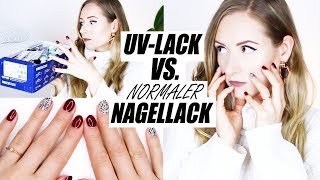 Normalen Nagellack mit UVLack kombinieren  Nails »Lalalunia« [upl. by Muller]