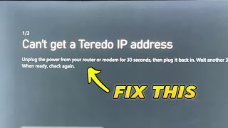 How to Fix Teredo IP Address Problem on Xbox Series XS [upl. by Earla]