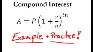 Compound Interest  Easy Example  Practice [upl. by Oeht]