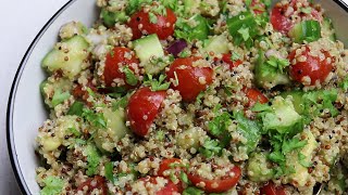 Quinoa Recipes  Best Quinoa Salad  AampA Homemade [upl. by Lottie]