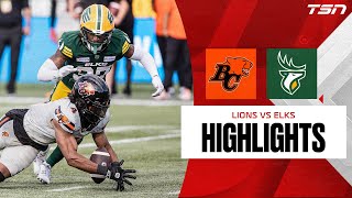 CFL WEEK 8 BC Lions vs Edmonton Elks [upl. by Llevert]