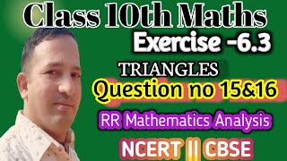 class 10 maths chapter 63  Maths for class 10  Ncert [upl. by Clein]