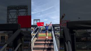 Marshmallow Catches with the mets ⚾️👄 trickshot sports baseball funny comedyskit [upl. by Belle525]