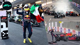 SUPERCHECO VETTEL EMOCIONA en la LOCURA de BAKU – RESUMEN CARRERA GP de AZERBAIYAN F1 2021 [upl. by Ainolloppa]