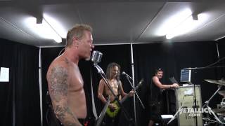 Metallica  Sound Check Soundwave 2013 Brisbane [upl. by Nnaillek]