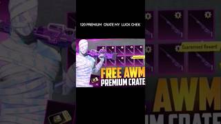 Premium Crate Opening  Mauve Avenger AWM Upgraded Gun Skin  PUBG MOBILE 😱😍 crateopening [upl. by Noxin]