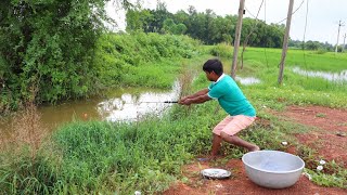 Fishing Video  If the boy learns fishing techniques he will be able to catch fish in the future [upl. by Charmion491]