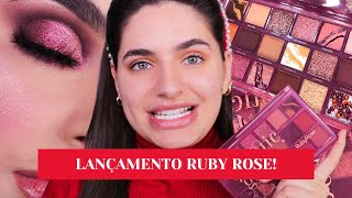 USEI A NOVA PALETA MYSTIC GLOW da RUBY ROSE  FULL FACE [upl. by Sucramat]