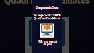 Congratulations Telangana SET Qualified Candidates shorts telangana success [upl. by Sarene]