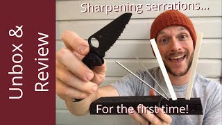 Spyderco Sharpmaker  Comprehensive Review amp Serrated H2 Salt Sharpening [upl. by Lehplar]