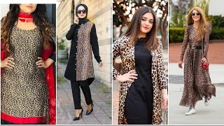 tiger print dress designscheetah print dress designstiger print ideaslatest tiger cheetah print [upl. by Leena]