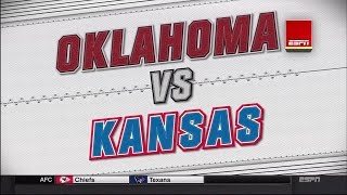 Oklahoma Sooners vs Kansas Jayhawks 142016  1080p [upl. by Rehpotsirhk]