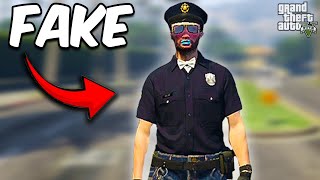 I TROLLED As A FAKE COP In GTA RP [upl. by Poul]