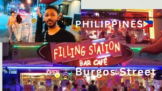 Philippines🇵🇭Night Life Of Burgos Street  Asian Street View  Similar To Thailand Street [upl. by Irfan]