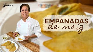 COMO HACER EMPANADAS DE MAÍZ  EMPANADAS RELLENAS SALADAS [upl. by Drwde]