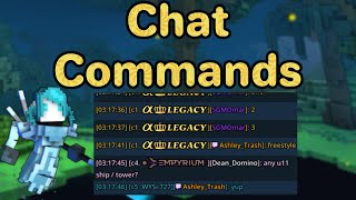 Trove Chat Commands  How To Join World Chat Club Chat And More [upl. by Sallee989]