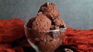 Ninja Creami Chocolate Ice Cream Sugar Free Keto Low Carb No Eggs [upl. by Eelrihs569]