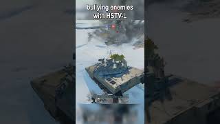 BULLYING enemies with HSTVL V6  War Thunder shorts [upl. by Drwde]