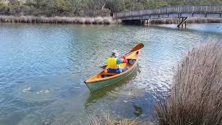 The Stringybark Canoe sails again [upl. by Ahcila]