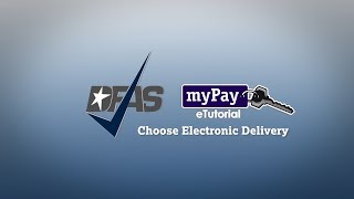 DFAS myPay How to Choose Electronic Delivery [upl. by Ariaic]