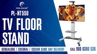 Prolegend PLNT550 Aluminium TV Floor Stand Chennai Bangalore Mumbai Delhi [upl. by Iblehs]