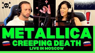 First Time Hearing Metallica Creeping Death Live In Moscow 1991 Reaction  ONCE IN A LIFETIME SHOW [upl. by Wurster]