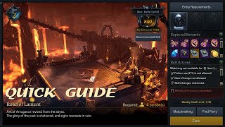 Lost Ark  Road of Lament Quick Guide [upl. by Meldon966]