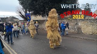 Whittlesea Straw Bear Procession 2019 [upl. by Skoorb975]