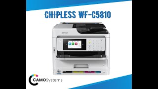 Epson WFC5810  5890  WFC5310  5390 Chip Virtual Chipless niveles de tinta al 100 [upl. by Ahsimat6]