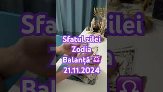 Sfatul zileizodia Balanță ♎️ horoscop tarot cariera astrologie zodie balanta dragoste [upl. by Anitsirc891]