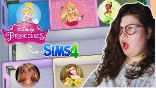 The Sims 4 But Every Room Is A Different Disney Princess👑 [upl. by Sydelle]